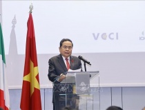 Chủ tịch Quốc hội Trần Thanh Mẫn dự Tọa đàm chính sách thúc đẩy hợp tác Việt Nam - Italy