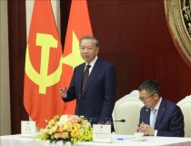 Tổng Bí thư, Chủ tịch nước Tô Lâm thăm Đại sứ quán, gặp gỡ cộng đồng người Việt Nam tại Trung Quốc