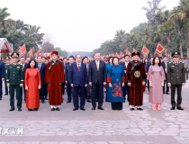 Tổng Bí thư, Chủ tịch nước Tô Lâm dâng hương tưởng niệm các vua Hùng