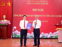 Phường Nghĩa Đô công bố quyết định phê chuẩn Phó Chủ tịch UBND phường nhiệm kỳ 2026-2031