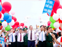 Tổng Bí thư, Chủ tịch nước dự Lễ Thượng cờ 