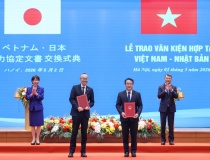 Việt Nam, Nhật Bản trao nhiều văn kiện hợp tác quan trọng