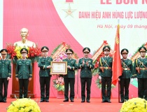 Đại tướng Phan Văn Giang dự Lễ đón nhận danh hiệu Anh hùng lực lượng vũ trang nhân dân của Cục 16 (Tổng cục II)