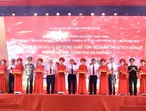 Phó Thủ tướng Lê Tiến Châu dự Lễ khởi công, khánh thành 14 dự án, công trình tại Hải Phòng