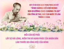 Lấy sự hài lòng, niềm tin và hạnh phúc của Nhân dân làm thước đo công việc