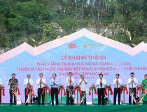 Khánh thành công trình Thác 9 tầng tại quê hương Bác Hồ