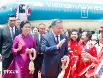 Tổng Bí thư, Chủ tịch nước Tô Lâm và Phu nhân bắt đầu thăm chính thức Vương quốc Thái Lan