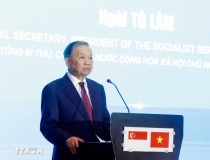 Tổng Bí thư, Chủ tịch nước Tô Lâm: Hợp tác công nghệ sẽ trở thành một trụ cột quan trọng trong quan hệ Việt Nam-Singapore