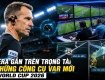 Camera gắn trên trọng tài và những công cụ VAR mới tại World Cup 2026