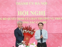 Đồng chí Phạm Quang Hưng được bổ nhiệm Phó Chánh Văn phòng Thành ủy Hà Nội