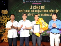 Nhà báo Lê Doãn Hưng được bổ nhiệm làm Tổng Biên tập Tạp chí Việt Nam hương sắc