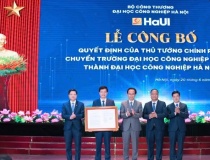 Công bố quyết định chuyển Trường đại học Công nghiệp Hà Nội thành Đại học Công nghiệp Hà Nội
