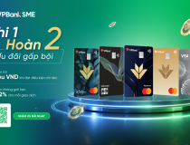 Tối ưu chi phí vận hành với ưu đãi hoàn tiền từ thẻ tín dụng VPBiz