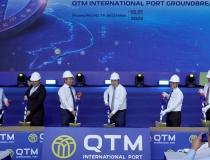 Phó Thủ tướng Thường trực Phạm Gia Túc dự lễ khởi công dự án cảng biển thuộc Cụm cảng nước sâu Cái Mép-Thị Vải (TPHCM)