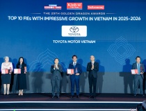 Toyota Việt Nam bán hơn 36.600 xe trong 6 tháng đầu năm 2026
