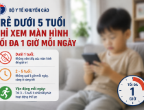 Cho con xem điện thoại bao lâu là đủ? Bộ Y tế vừa đưa ra khuyến cáo mới