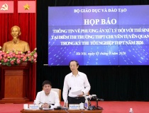 Bộ GD&ĐT chốt phương án: 328 thí sinh tại điểm thi THPT Chuyên Tuyên Quang sẽ thi lại tất cả các môn