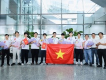 Đón đội tuyển Olympic Trí tuệ nhân tạo quốc tế trở về sau thành tích xuất sắc