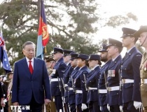 Lễ đón Tổng Bí thư, Chủ tịch nước Tô Lâm thăm cấp Nhà nước Australia