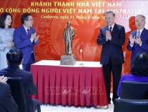 Tổng Bí thư, Chủ tịch nước Tô Lâm dự lễ khánh thành Nhà Việt Nam, gặp gỡ cộng đồng người Việt
