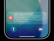 Nếu nhận được thông báo đẩy từ Apple cảnh báo tấn công phần mềm gián điệp, hãy thực sự cẩn trọng