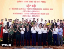 Tổng Bí thư, Chủ tịch nước Tô Lâm dự buổi gặp mặt kỷ niệm nhân dịp Ngày truyền thống ngành công an và ngành ngoại giao