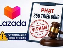 Lazada Việt Nam bị phạt 350 triệu đồng vì cung cấp thông tin gây nhầm lẫn cho người tiêu dùng