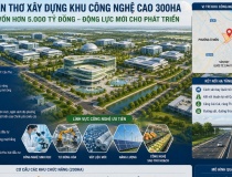 Cần Thơ chuẩn bị xây dựng Khu Công nghệ cao 300 ha, vốn hơn 5.000 tỷ đồng