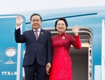 Chủ tịch Quốc hội Trần Thanh Mẫn và Phu nhân lên đường thăm chính thức Hàn Quốc và Mông Cổ