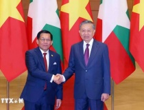 Tổng thống Cộng hòa Liên bang Myanmar và Phu nhân kết thúc chuyến thăm chính thức Việt Nam