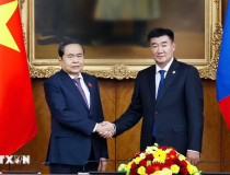 Chủ tịch Quốc hội Trần Thanh Mẫn hội đàm với Chủ tịch Quốc hội Mông Cổ