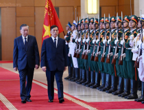 Tổng Bí thư, Chủ tịch nước Tô Lâm chủ trì Lễ đón chính thức Nhà vua Vương quốc Thái Lan và Hoàng hậu