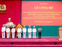 Công bố Quyết định thành lập Cục Công nghệ thông tin và Cơ yếu