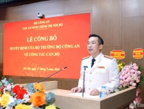 Bộ Công an bổ nhiệm tân Cục trưởng Cục An ninh chính trị nội bộ