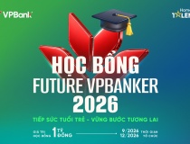 VPBank khởi động Học bổng Future VPBanker 2026, tiếp nối hành trình vun đắp tài năng trẻ