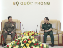 Đại tướng Phan Văn Giang tiếp Thứ trưởng Bộ Quốc phòng Triều Tiên
