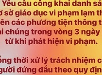 Xử lý phản ánh lạm thu: Đừng để phụ huynh phải e ngại