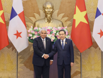 Chủ tịch Quốc hội Trần Thanh Mẫn hội kiến Tổng thống Panama
