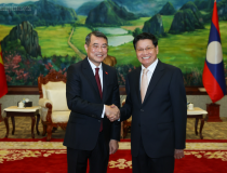 Thủ tướng Lê Minh Hưng hội kiến Tổng Bí thư, Chủ tịch nước Lào