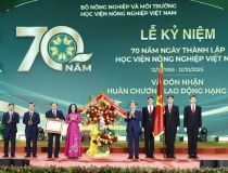 Học viện Nông nghiệp Việt Nam: 70 năm phát triển tri thức, thúc đẩy đổi mới sáng tạo