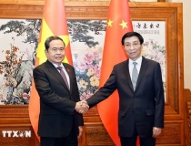 Chủ tịch Quốc hội hội kiến Chủ tịch Chính hiệp Toàn quốc Trung Quốc