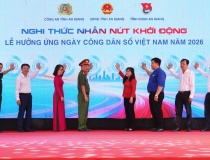 Công an tỉnh An Giang phát động hưởng ứng Ngày Công dân số Việt Nam