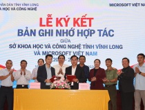 Vĩnh Long ký kết hợp tác với Microsoft