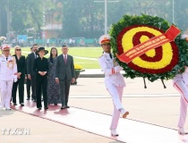 Thủ tướng Liechtenstein viếng Chủ tịch Hồ Chí Minh và tưởng niệm các Anh hùng liệt sĩ