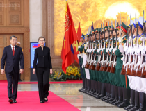 Thủ tướng Lê Minh Hưng chủ trì lễ đón chính thức Thủ tướng Liechtenstein