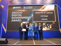 Bộ Tư pháp được vinh danh tại Giải thưởng Chính phủ số ASOCIO 2026