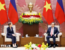 Chủ tịch Quốc hội Trần Thanh Mẫn hội kiến Thủ tướng Liechtenstein