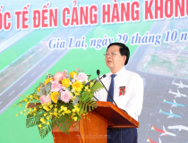 Phó Thủ tướng Hồ Quốc Dũng dự khánh thành đường cất cánh số 2 Cảng hàng không Phù Cát, Gia Lai