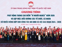Gần 367 tỷ đồng được ủng hộ trong chương trình phát động 'Tháng cao điểm vì người nghèo' năm 2026