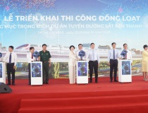 VinSpeed tăng tốc thi công tuyến đường sắt tốc độ cao Bến Thành - Cần Giờ